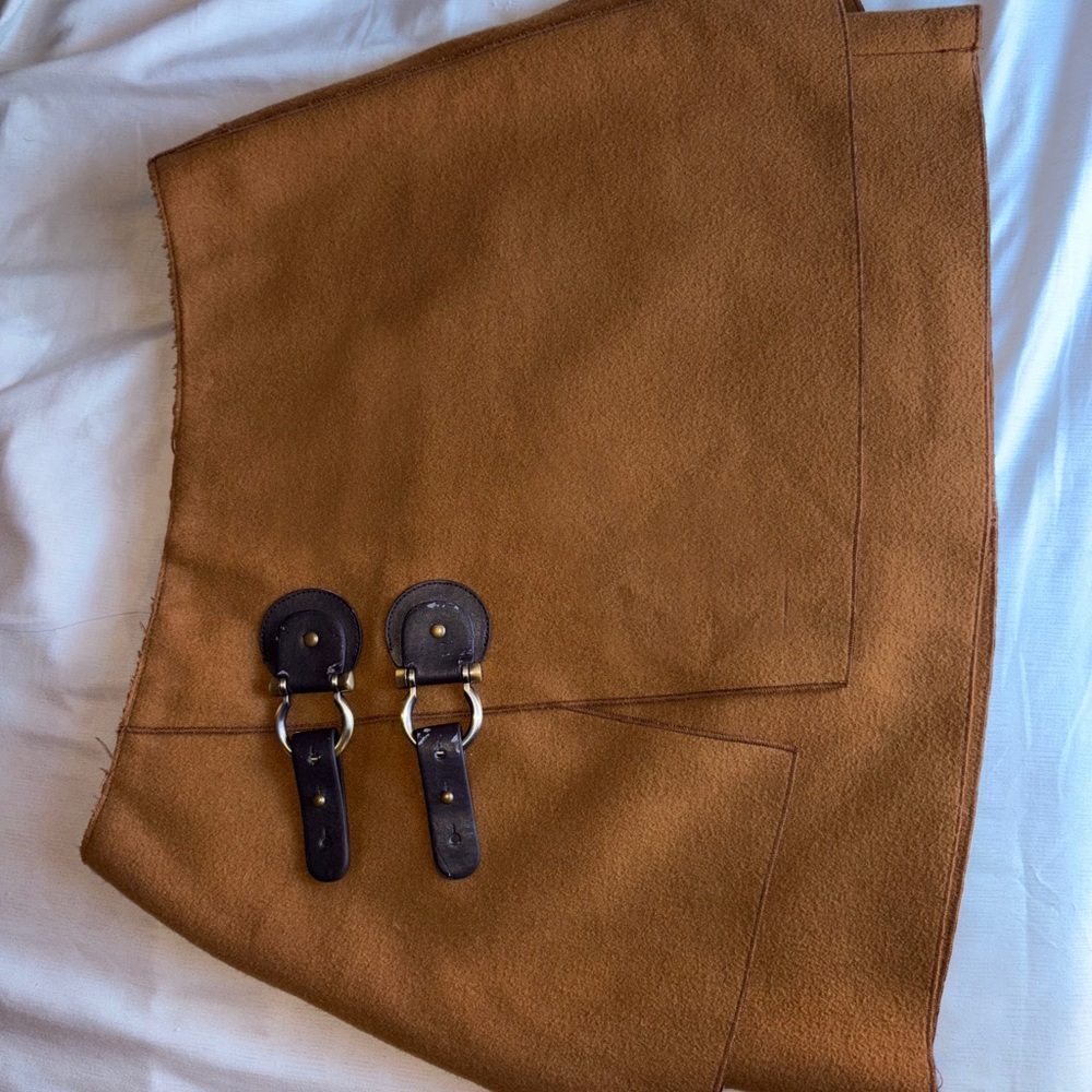 Meadow Rue Tan Textured Skirt